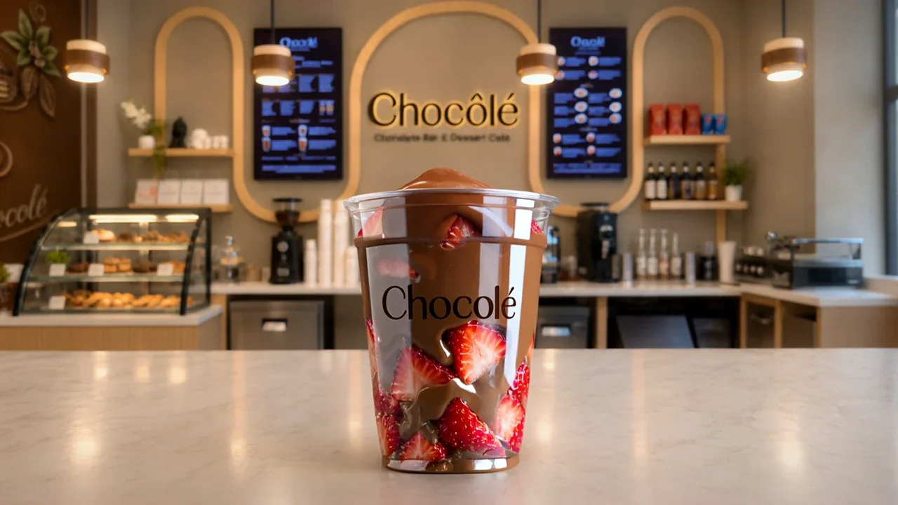 Chocolate Covered Strawberries · serving illustration